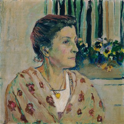 Charlotte Moser, siostra artysty autorstwa Koloman Moser