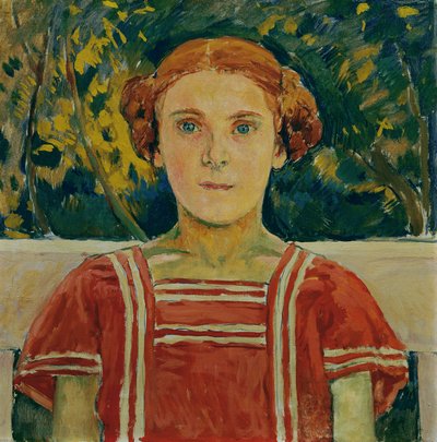 Elisabeth Steindl, siostrzenica artysty autorstwa Koloman Moser