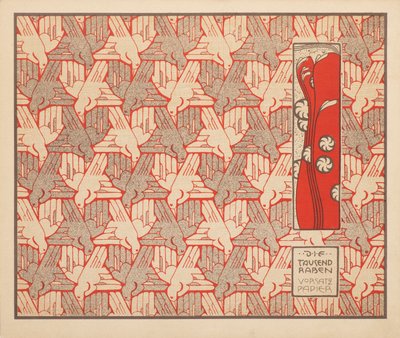 Tysiąc kruków, 1901. autorstwa Koloman Moser