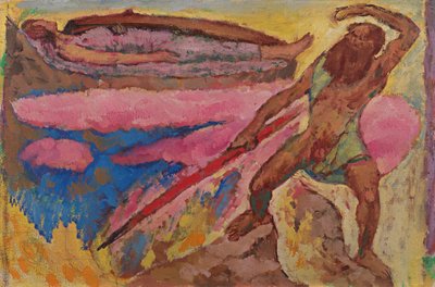 Wotan i Brunhilda autorstwa Koloman Moser