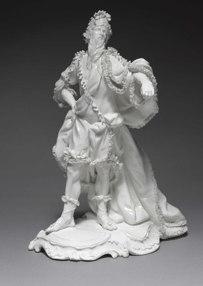Oceanus, Fabryka Porcelany we Frankenthal, Niemcy, ok. 1765 r. autorstwa Konrad Linck