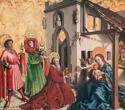 Adoracja Trzech Króli, ok.1444 autorstwa Konrad Witz