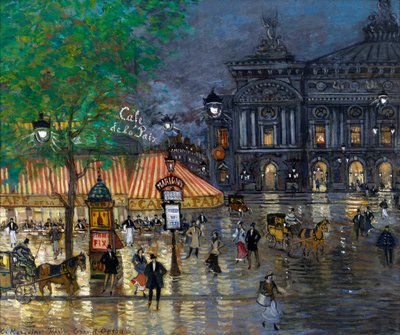 Plac Operowy, Paryż autorstwa Konstantin Alekseevich Korovin