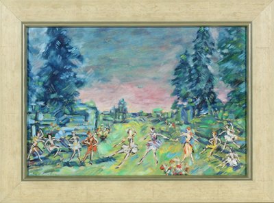 Scenografia do baletu Korsarz A. Adama, 1914 autorstwa Konstantin Alekseevich Korovin