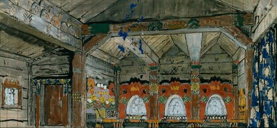 Scenografia do opery Książę Igor A. Borodina, 1914 autorstwa Konstantin Alekseevich Korovin
