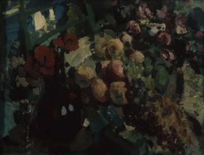 Martwa natura. Winorośl i owoce, 1917 autorstwa Konstantin Alekseevich Korovin