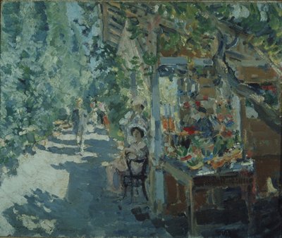 Krym. Sklep z owocami, 1913 autorstwa Konstantin Alekseevich Korovin