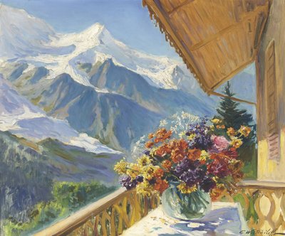 Mont Blanc autorstwa Konstantin Alexandrovich Veshchilov