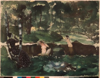 Kąpiących się autorstwa Konstantin Andreevic Somov