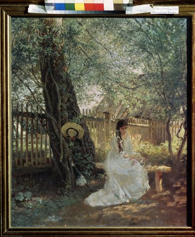 W ogrodzie autorstwa Konstantin Egorovich Makovsky