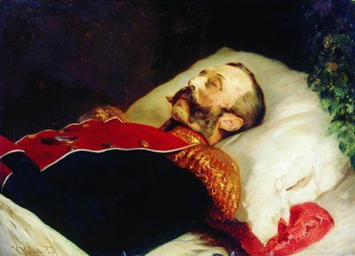 Konstantin Makovsky Aleksander II na scenie 1881 r. autorstwa Konstantin Makovsky