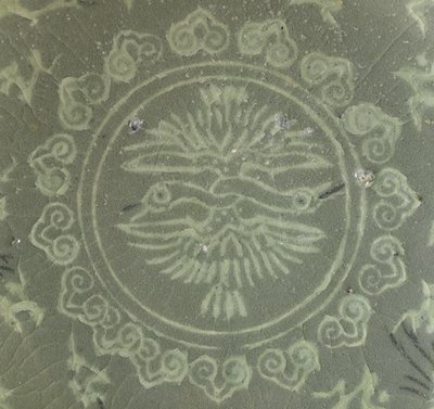 Miska z żurawiami i chmurami, ok.1150-1200 autorstwa Korean School