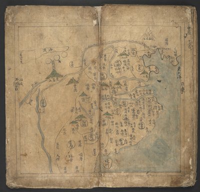 Dodaj lub. 13138, nr 11 Chiny, z „Yŏjido” (Atlas) autorstwa Korean School