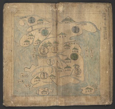 Dodaj lub. 13138 nr 9, Korea, z „Yŏjido” (Atlas) autorstwa Korean School