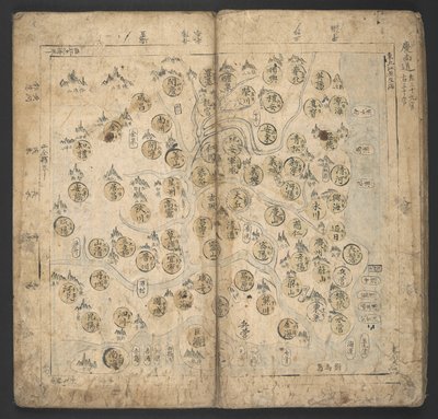 Dodaj lub. 13138, nr 4 Kyŏngsang-do, z „Yŏjido” (Atlas) autorstwa Korean School