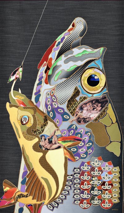Surrealistyczny sen o wędkowaniu autorstwa Kostyantin Malginov