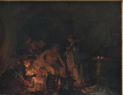 Leonora Christina badana w więzieniu autorstwa Kristian Zahrtmann