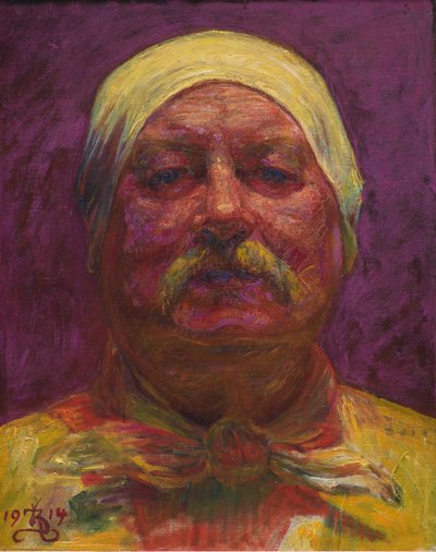 Autoportret autorstwa Lamplight autorstwa Kristian Zahrtmann