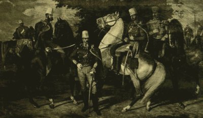 Oficerowie pułku huzarów Károlyi z 1849 r. autorstwa Károly Lotz