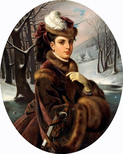 "Adelina Patti", 1843-1919, 1873-75 autorstwa Károly Markó the Younger