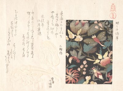 Design dla skóry i Netsuke, XIX wiek. autorstwa Kubo Shunman