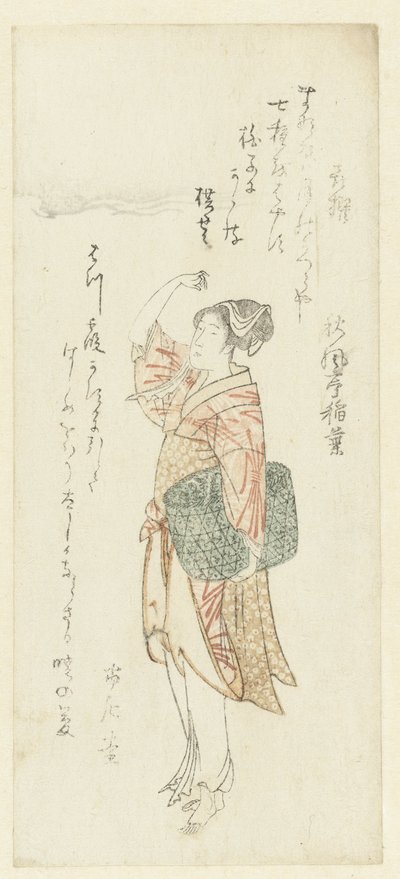 Kobieta rybaka autorstwa Kubota Shunman (attributed to)