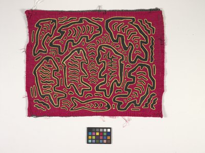 Panel koszuli (Mola) (zdjęcie) autorstwa Kuna Indian Culture