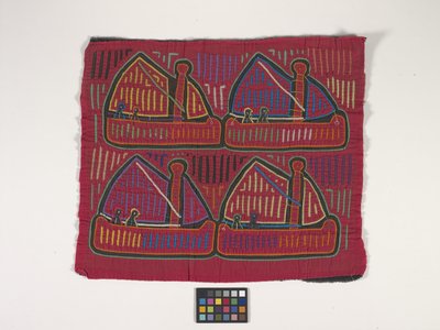 Panel koszuli (Mola) (zdjęcie) autorstwa Kuna Indian Culture