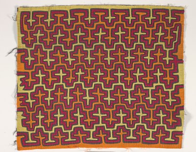 Panel koszuli (mola), ok. 1950 r. (bawełna z aplikacjami) autorstwa Kuna Indian Culture