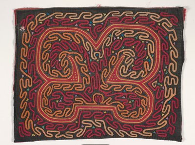 Panel koszuli (mola) (bawełna z aplikacjami) autorstwa Kuna Indian Culture