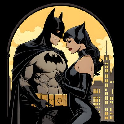 Batman i Kobieta-Kot 3 autorstwa Kurt Heppke