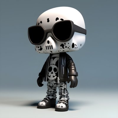 Mały szkielet Chibi 3 autorstwa Kurt Heppke