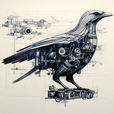 Steamowe plany mechanicznych ptaków z Da Vinci 4 autorstwa Kurt Heppke