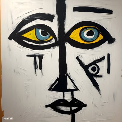 Twarz z 3 oczami 2 autorstwa Kurt Heppke