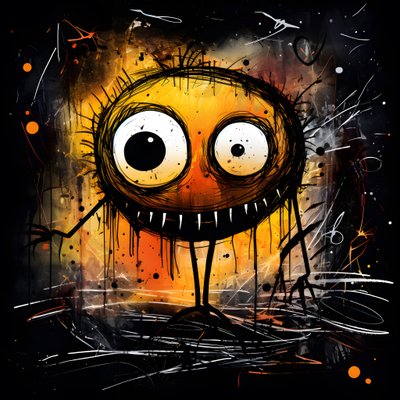 Halloweenowy potwór 1 autorstwa Kurt Heppke