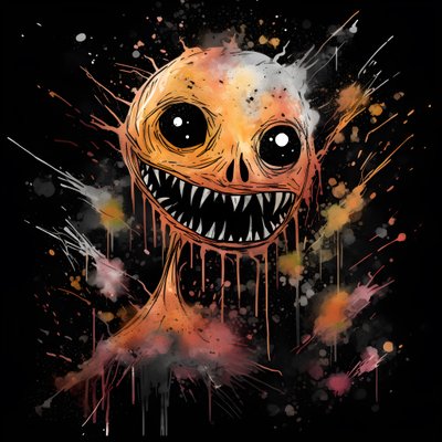 Halloweenowy potwór 4 autorstwa Kurt Heppke