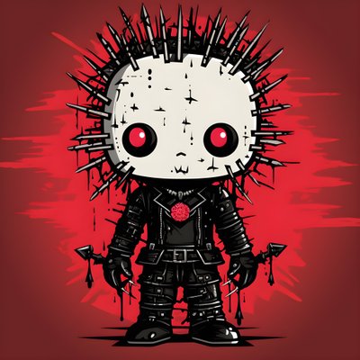 Hello Kitty jako projekt koszulki Pinhead 4 autorstwa Kurt Heppke