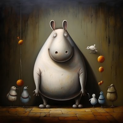 Moim zwierzakiem jest hipopotam 4 autorstwa Kurt Heppke