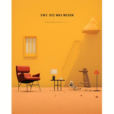 Minimalistyczny plakat przygodowy 4 autorstwa Kurt Heppke