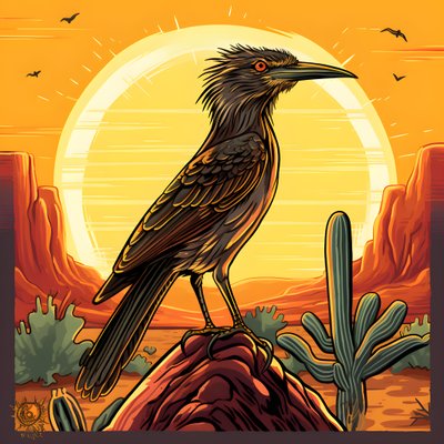 Roadrunner, gorące słońce 4 autorstwa Kurt Heppke