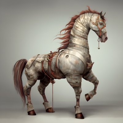 antropomorfy Pferd 2 autorstwa Kurt Heppke