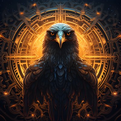 misternie zdobione symetryczne sześciokątne węzły celtyckie wykonane z podświetlanego światłowodowego ciekłego metalu, otoczone sześciokątnymi kamieniami szlachetnymi z bursztynu 4 autorstwa Kurt Heppke