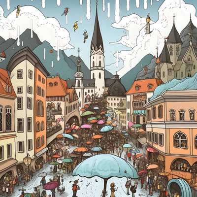 Austria, rysunek 2 autorstwa Kurt Heppke