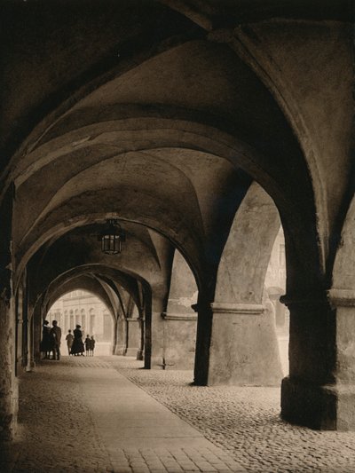 Goritz - Podcienia na Rynku, 1931 autorstwa Kurt Hielscher