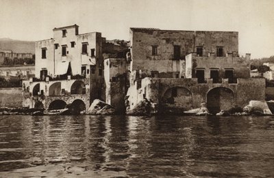 Włochy: W Ischia Ponte (zdjęcie czarno-białe) autorstwa Kurt Hielscher