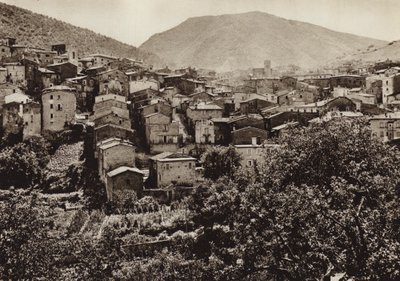 Włochy: Scanno, Abruzzi (zdjęcie czarno-białe) autorstwa Kurt Hielscher