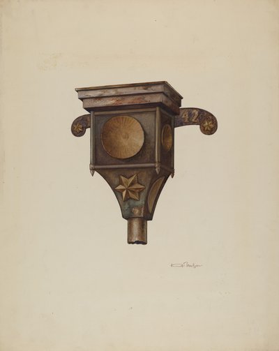 Głowa dyrygenta, 1938. autorstwa Kurt Melzer