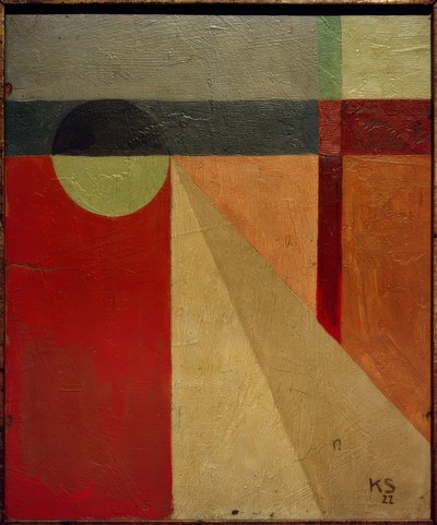 Abstrakcja 45 / sukienka balowa autorstwa Kurt Schwitters