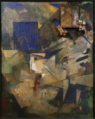 Obraz linii włosów autorstwa Kurt Schwitters