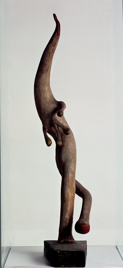 Figurka tancerza zmęczenia autorstwa Kurta Schwittersa (1887-1948) Londyn, E.L.T. Miesiączka autorstwa Kurt Schwitters